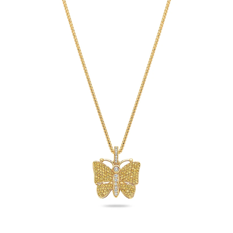 Micro Butterfly Piece (Special Yellow, Fully Iced)