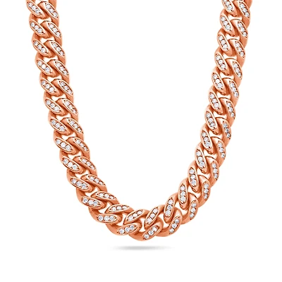 Diamond Cuban Link Chain (10mm)