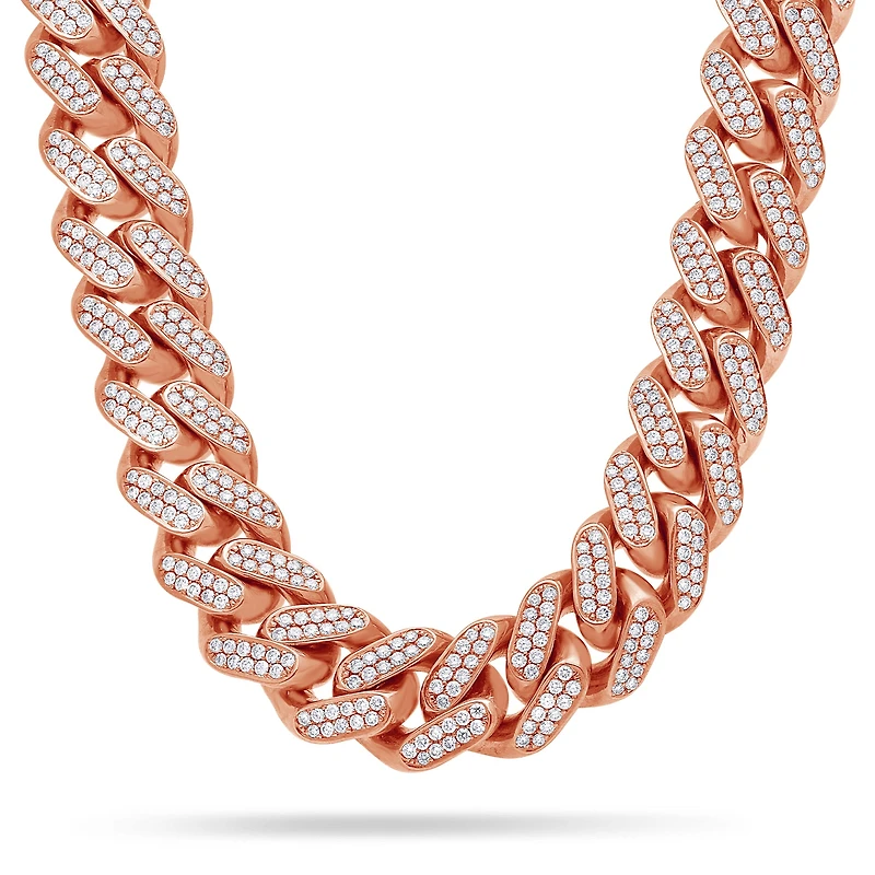 Diamond Cuban Link Chain (15mm)