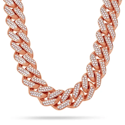 Diamond Cuban Link Chain (15mm)