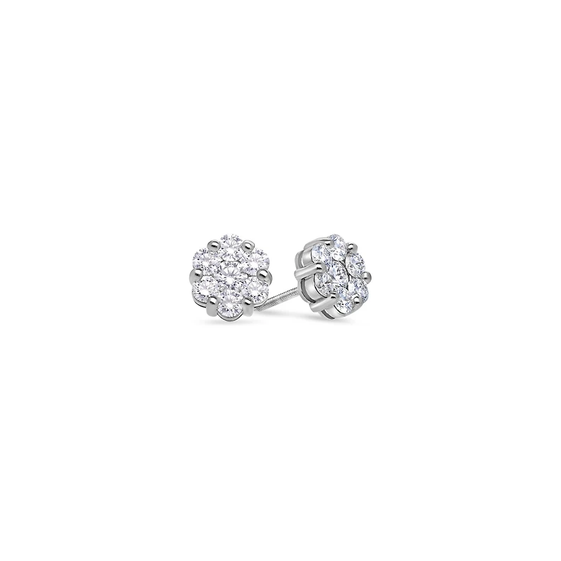 Baby Dax Diamond Cluster Earrings
