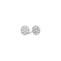 Baby Dax Diamond Cluster Earrings