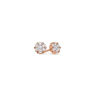 Nano Dax Diamond Cluster Earrings