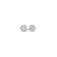 Nano Dax Diamond Cluster Earrings