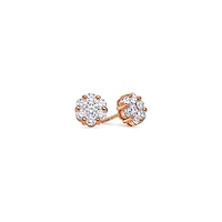 Baby Dax Diamond Cluster Earrings