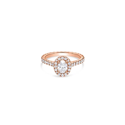 Elle Halo Engagement Ring (GIA Oval, 0.50ct)