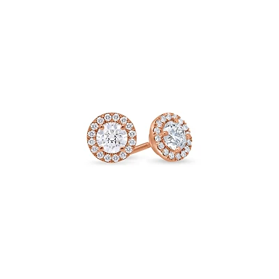 Elle Diamond Stud Earrings (GIA Round, 1.20 Carat Total)