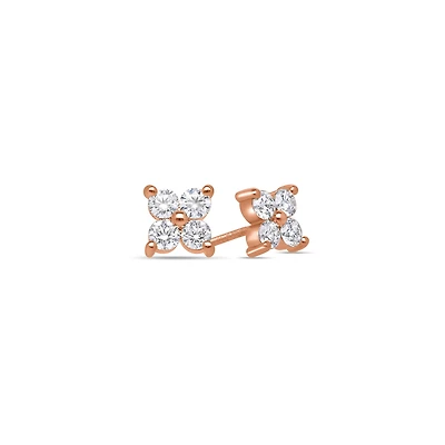 Baby Fortuna Diamond Cluster Earrings