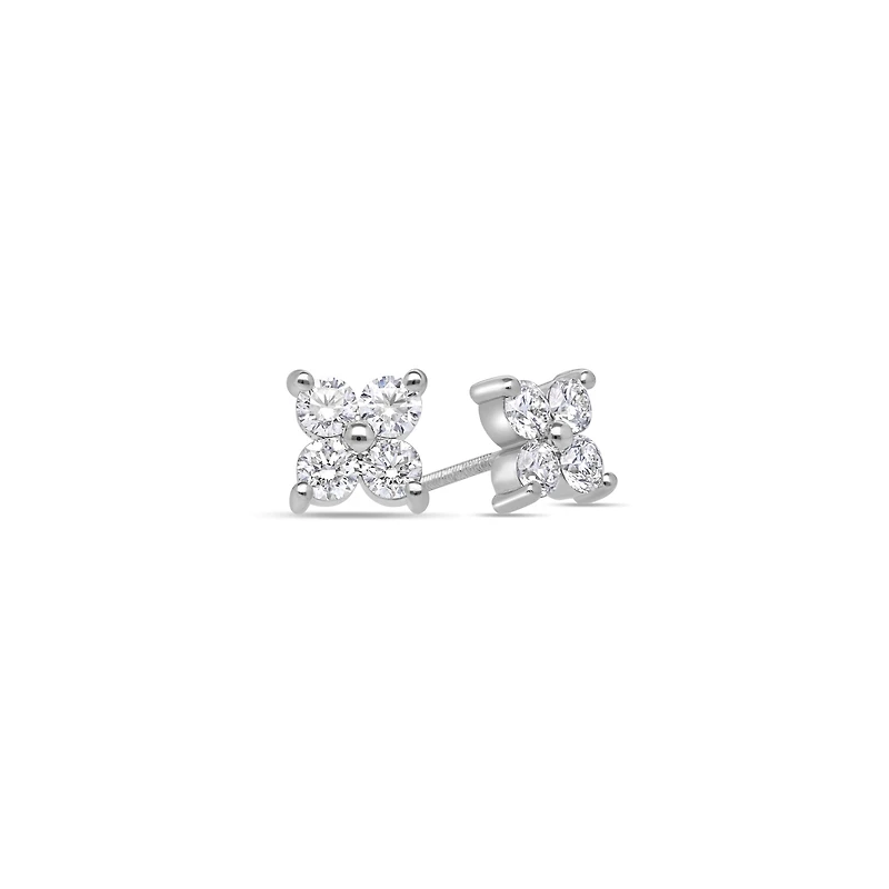 Baby Fortuna Diamond Cluster Earrings