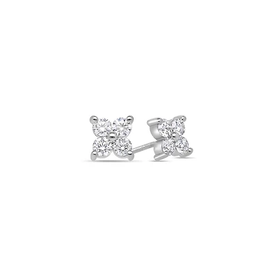 Baby Fortuna Diamond Cluster Earrings