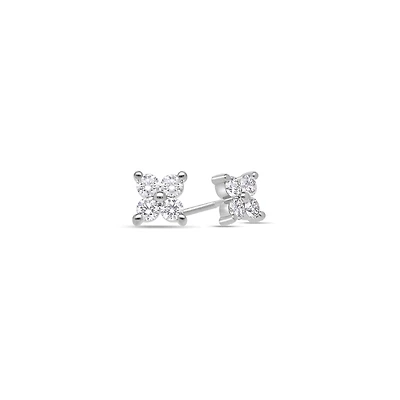 Micro Fortuna Diamond Cluster Earrings