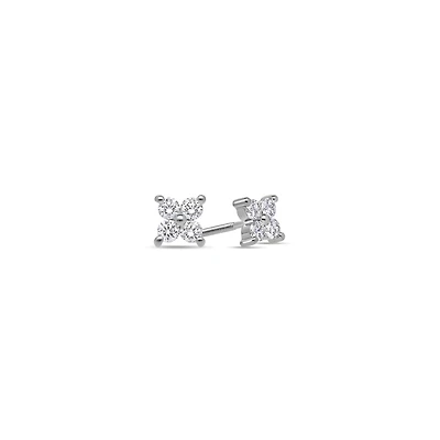 Nano Fortuna Diamond Cluster Earrings
