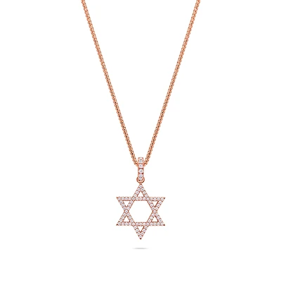 Micro Star of David Piece (Fully Iced)