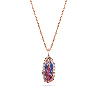 Micro Lady of Guadalupe Piece (Fully Iced, Mosaic)