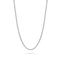 Gold Box Link Chain (2mm, Brush-finished)