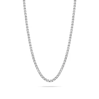 Gold Box Link Chain (3mm, Brush-finished)