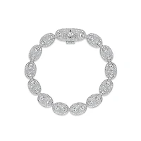 Diamond Ocean Link Bracelet (9mm)
