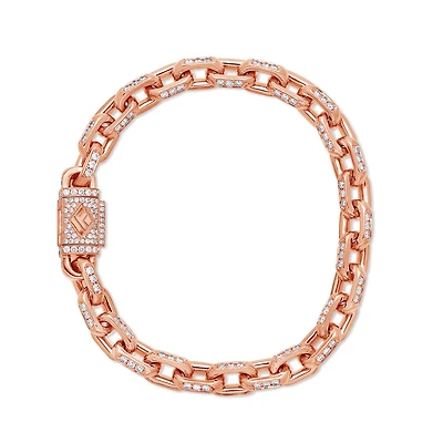 Diamond Odin Link Bracelet (7mm)