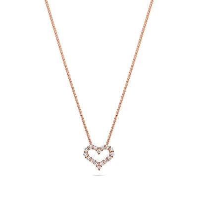 Micro Heart Necklace