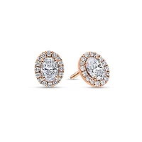 Elle Diamond Stud Earrings (GIA Oval, 1.20 Carat Total)