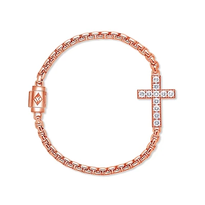 Hayden Cross Bracelet (4mm)