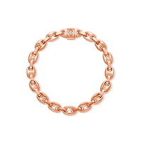 Gold Ocean Link Bracelet (7mm)