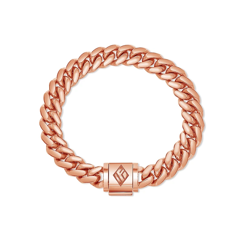Gold Cuban Link Bracelet (9mm)