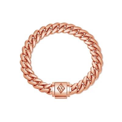 Gold Cuban Link Bracelet (9mm)