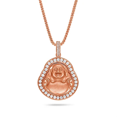 Baby Laughing Buddha Piece (Diamond Border)