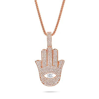 Baby Hamsa Piece (Protection, Fully Iced)