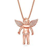 Baby Cherub Angel (Open Wings, Partially Iced)