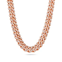 Diamond Cuban Link Chain (9mm, Prong Set)