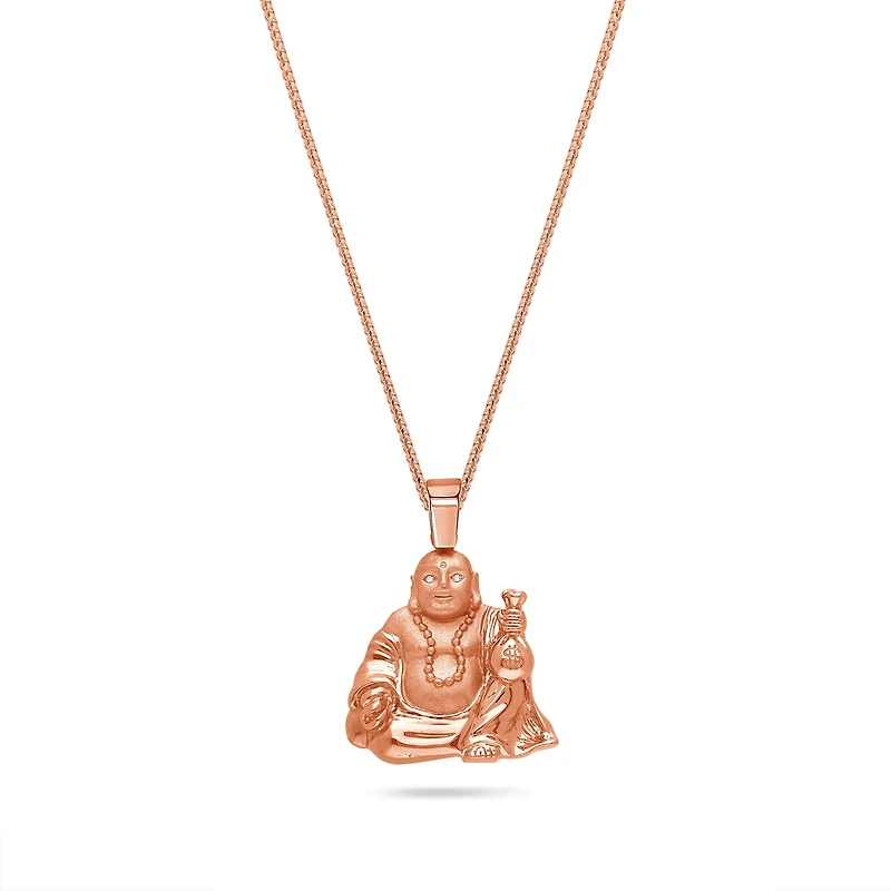 Micro Lucky Buddha Piece (Diamond Eyes)