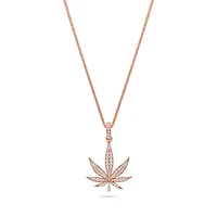 Micro Cannabis Leaf Piece (Fully Iced)