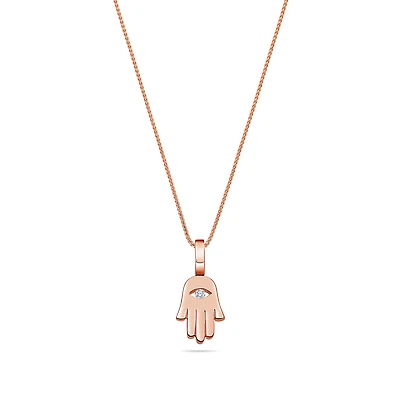 Nano Hamsa Piece (Blessings, Diamond Eye)