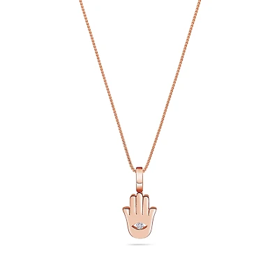 Nano Hamsa Piece (Protection, Diamond Eye)