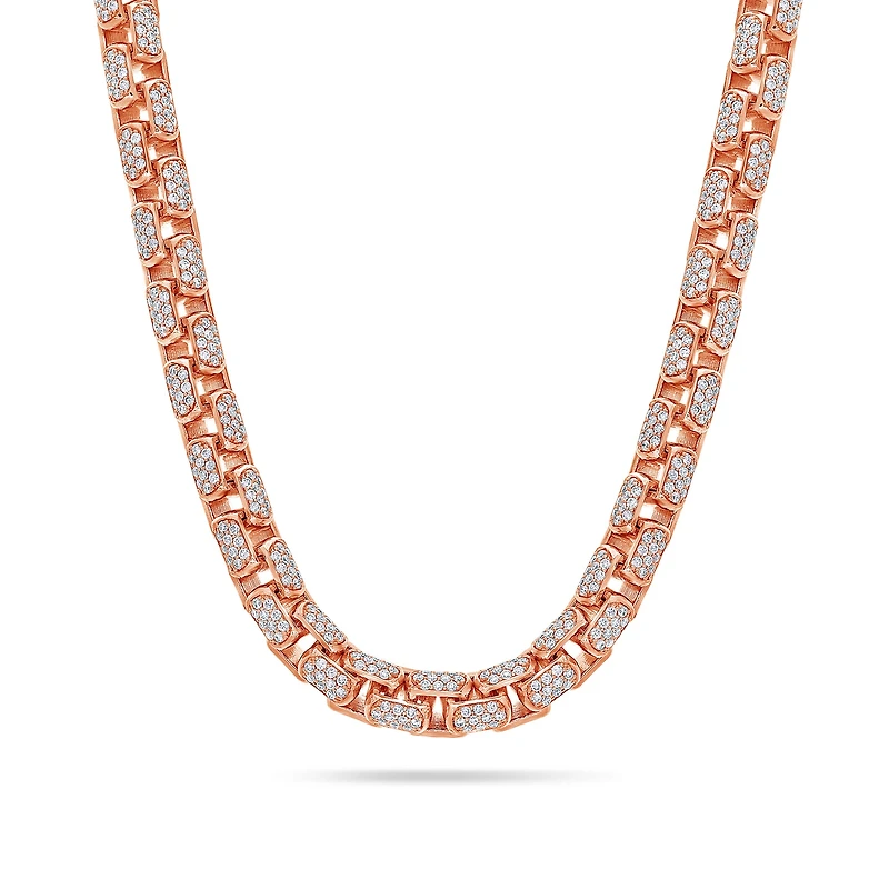 Diamond Moon Link Chain (6.5mm)