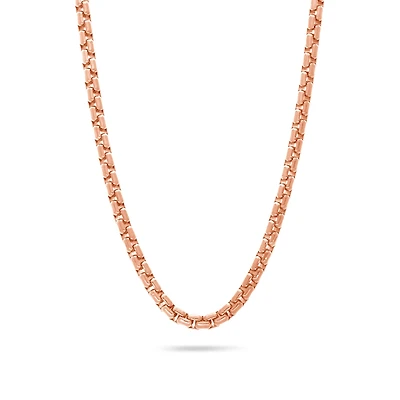 Gold Moon Link Chain (4mm)
