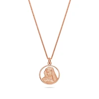 Micro Virgin Mary Medallion