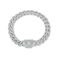 Diamond Cuban Link Bracelet (10mm, Bustdown)