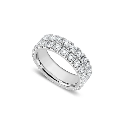Micro Elle Eternity Ring (2-Row)