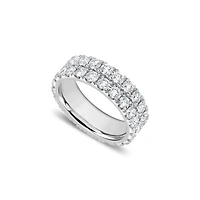 Micro Elle Eternity Ring (2-Row)