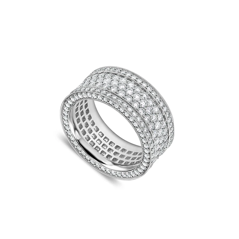 Massimo Eternity Ring (3-Row)
