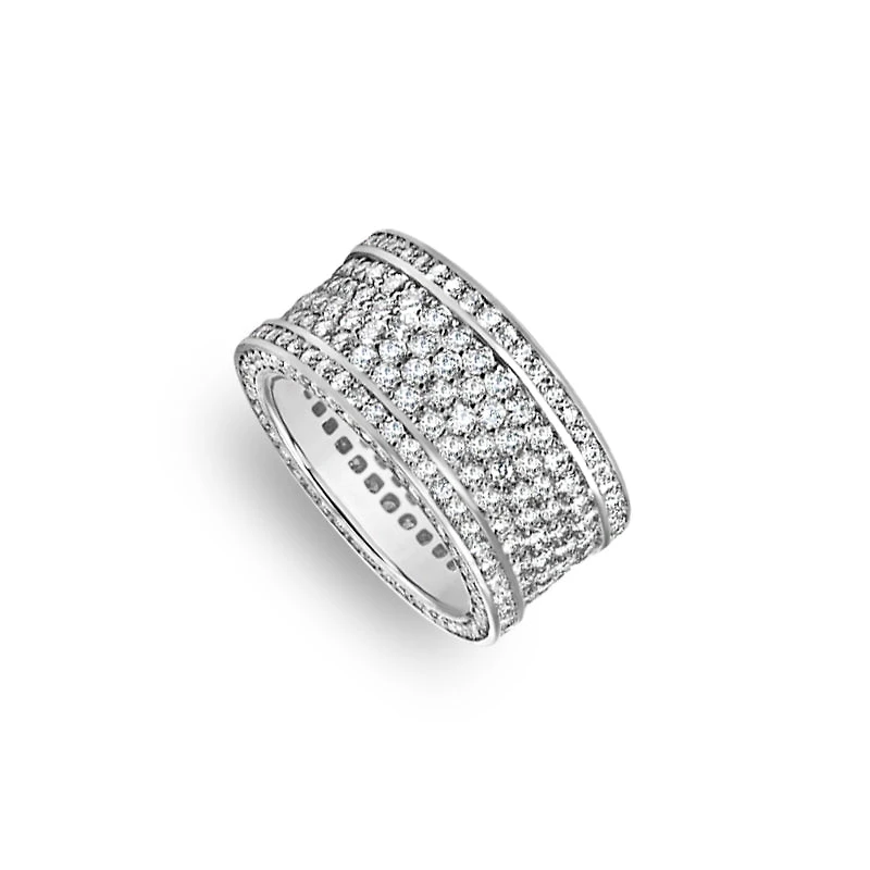 Massimo Eternity Ring (4-Row)