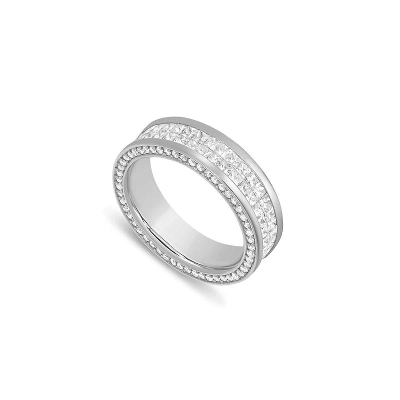 Sage Eternity Ring (2-Row)