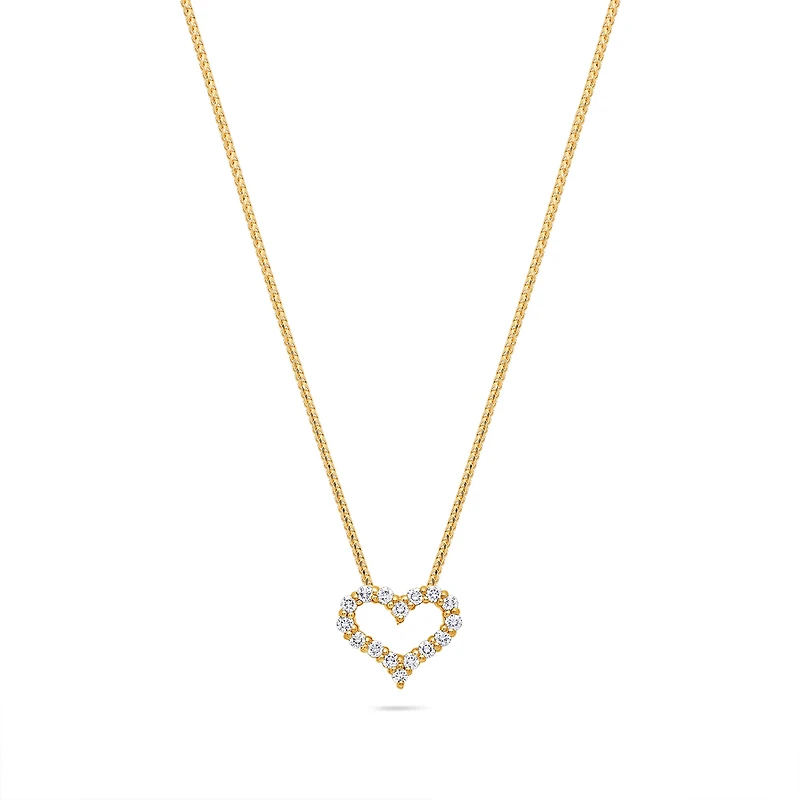 Micro Heart Necklace
