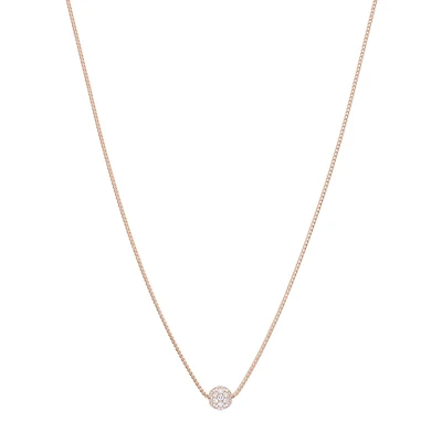 Diamond Orb Necklace (7mm)