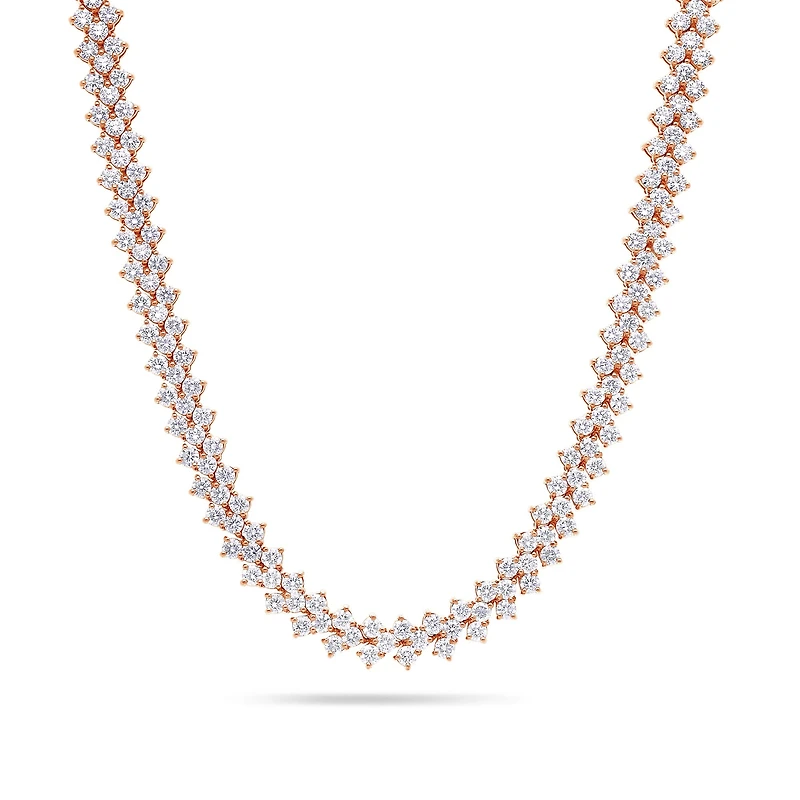 Enzo Diamond Tennis Necklace