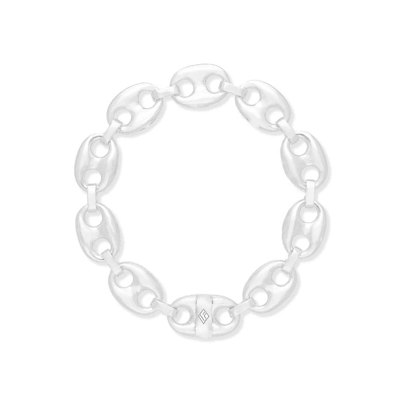 Gold Ocean Link Bracelet (13mm)