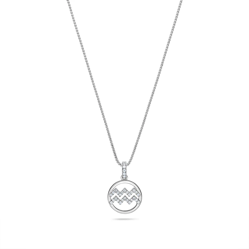 Nano Zodiac Necklace (Aquarius)
